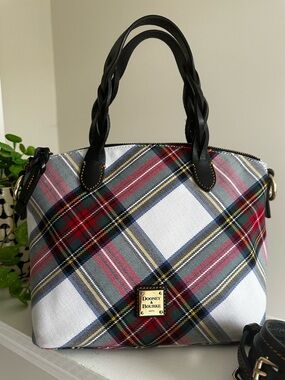 Dooney & Bourke Tartan Plaid Celeste Satchel